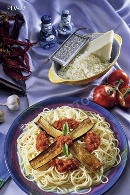 Patlıcanlı Soslu Spagetti